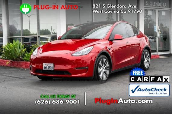 TESLA MODEL Y 2021 5YJYGDEE0MF196703 image